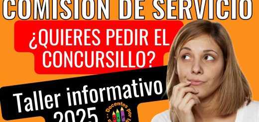 Comisiones de Servicio y Concursillo Andalucía 2025